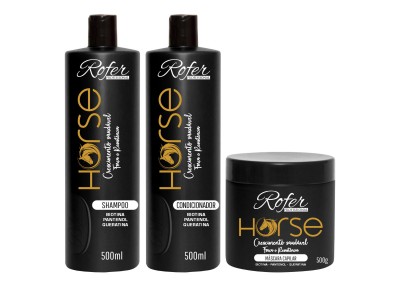 Kit Crescimento Horse Rofer 3x500ml