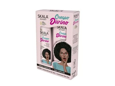 Kit Skala Cachos Crespo Divino Shampoo e Condicionador 2x325ml