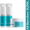 Kit Biorestore Clear Extratos Naturais Let Me Be 3x240g