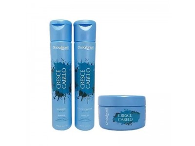 Kit Cresce Cabelo Shamp+Cond+Masc Onixx Brasil