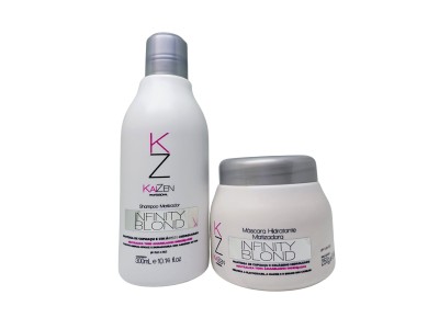 Kit Infinity Blond Kaizen Shampoo 300ml + Mascara 250gr