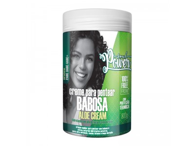 Creme Para Pentear Babosa Aloe Cream 800G Soul Power