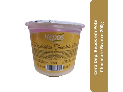 Cera Dep. Repos em Pote Chocolate Branco 200g