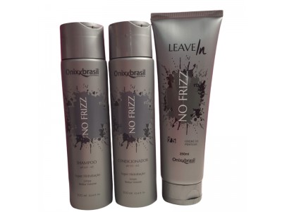 Kit No Frizz Shamp+Cond+Leave-in  Onixx Brasil