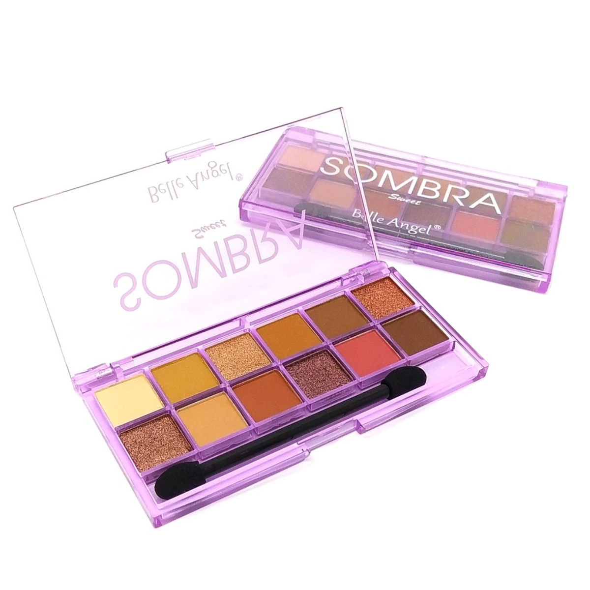 Paleta De Sombras Sweet Belle Angel 12 Cores Roxo